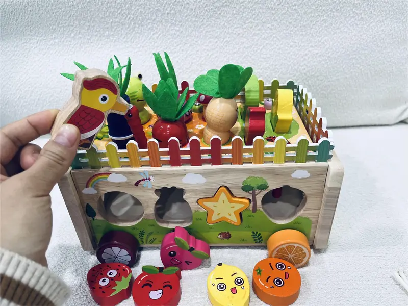 Toddlers Montessori Wooden Educational Toys Baby Boys Girls - Temu